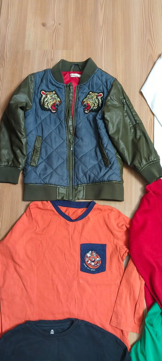 Kırmızı Bisiklet Baskılı Erkek Sweatshirt - Görsel 4