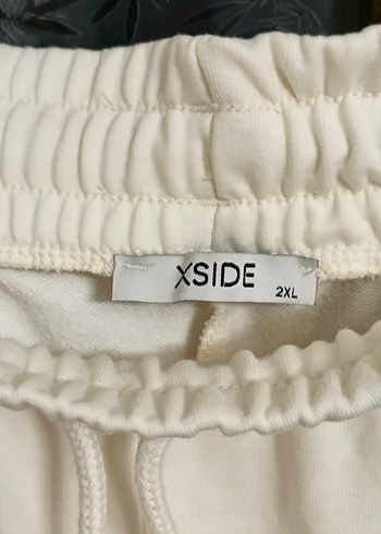 Beyaz Brookir Baskılı Pamuklu Kadın Eşofman - Görsel 4