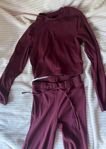 xl Beden bordo Renk Bordo Kadın Regular Fit Sweatpants