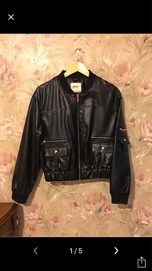 Bomber deri ceket