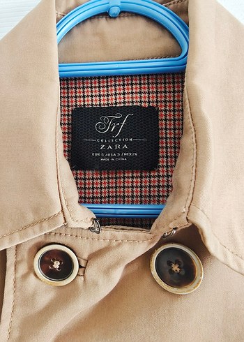 Zara bej Kadın kısa trençkot - Görsel 3