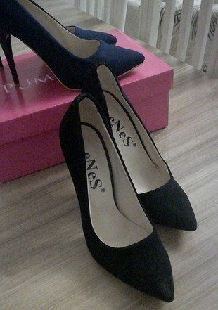 36 Beden siyah Renk stilletto