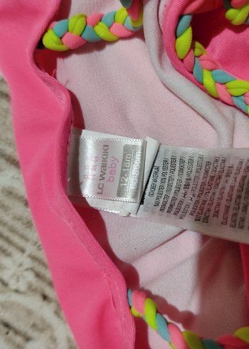 Kız Çocuk Pembe Bohem Tarz Mayo