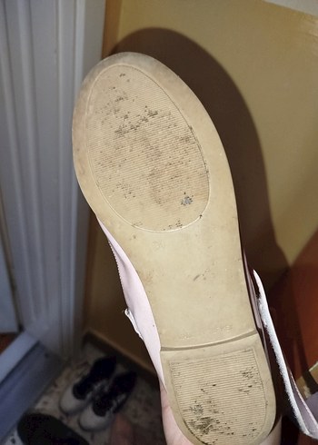 Kız Çocuk Pembe Tokalı Babet Ayakkabı - Görsel 4