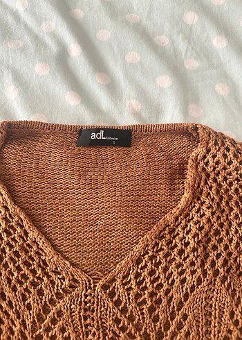 V Yaka Kadın Kazak - Görsel 2