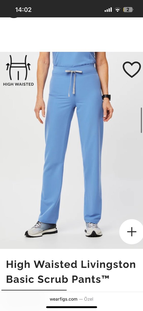Figs Mavi scrubs Catarina üst, livingston alt seti - Görsel 2