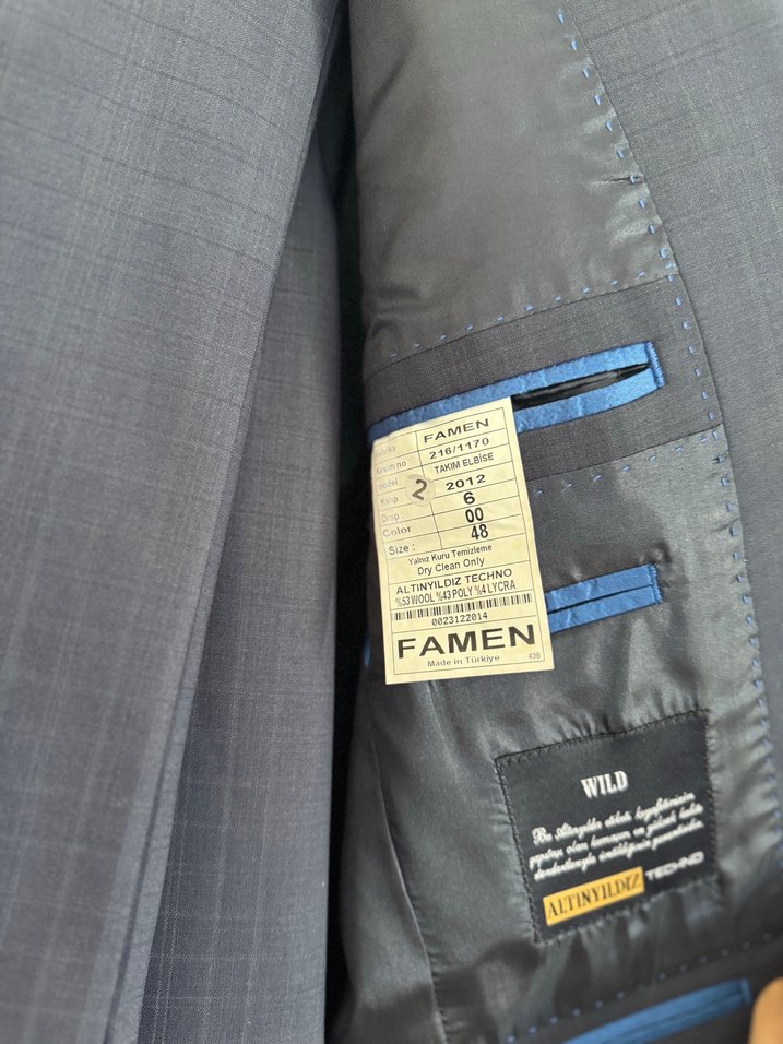 Lacivert Modern Klasik Altınyıldız Erkek Takım Elbise - Görsel 4