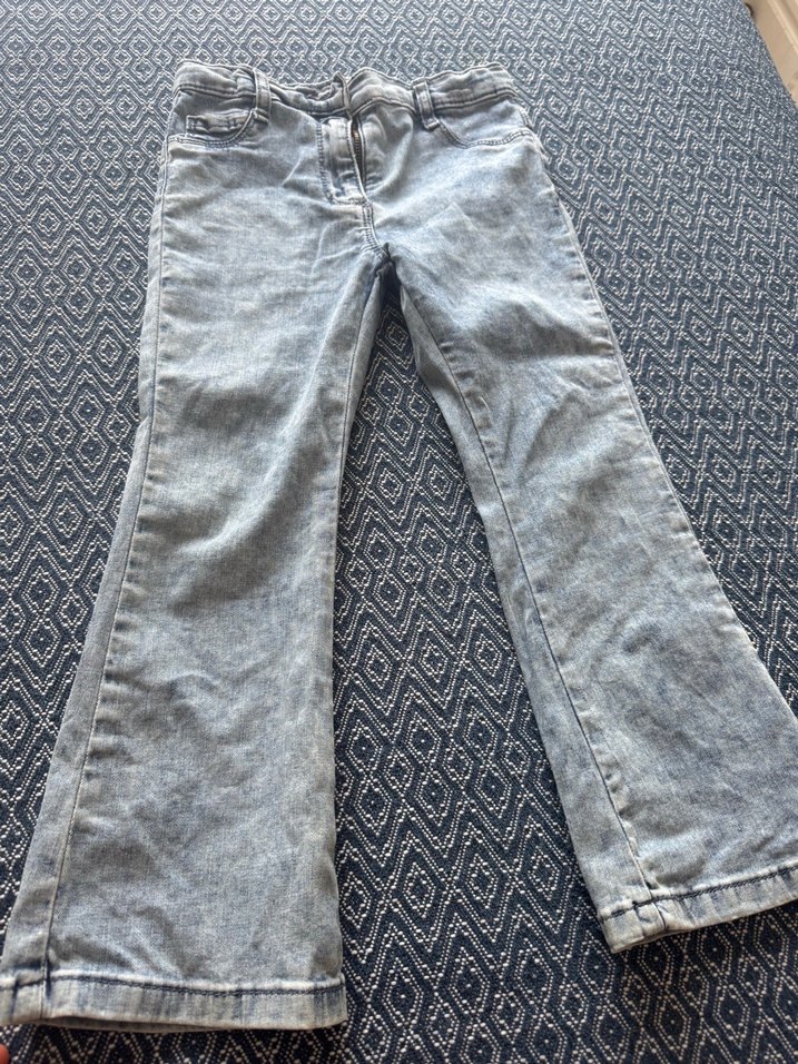 Lcw  Kız çocuk Denim İspanyol paça Pantolon - Görsel 2