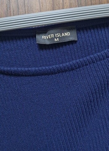 River Island lacivert bluz