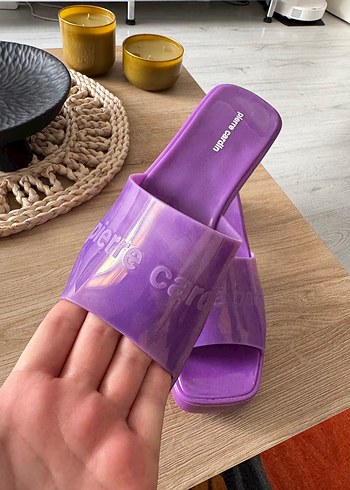 38 Beden mor Renk Pierre cardin terlik