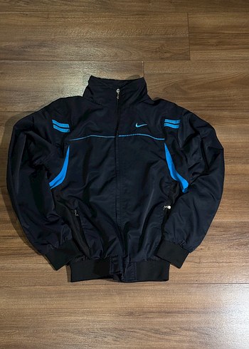 Nike Siyah Mavi Spor Ceket