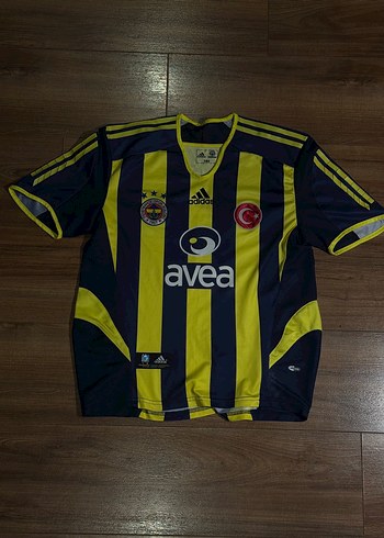 Adidas Fenerbahce 2008 2009 Sezonu Vintage İc Saha Cubuklu Forma
