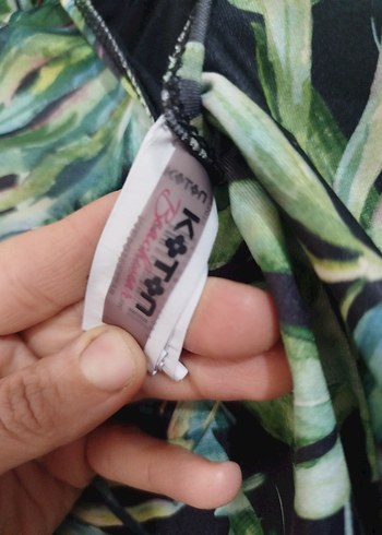 Bohem Çok Renkli Baskılı Kolsuz Mayo - Görsel 4