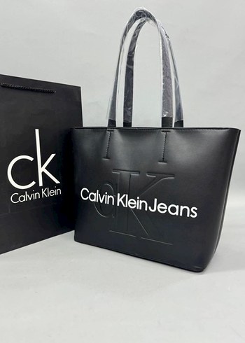 Calvin Klein Calvin Klein Siyah Deri Kadın Omuz Çantası