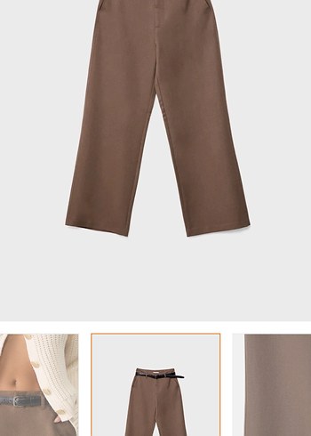 xs Beden kahverengi Renk Stradivarius Kahverengi Kadın Pantolon