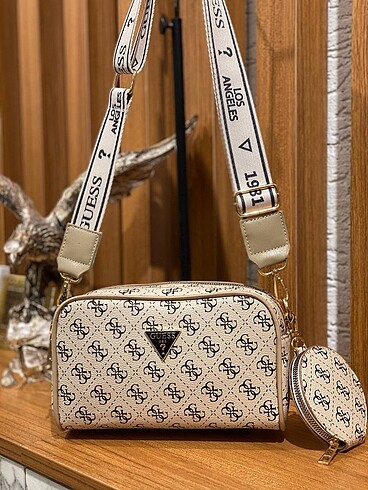 Guess kadın krem rengi çanta