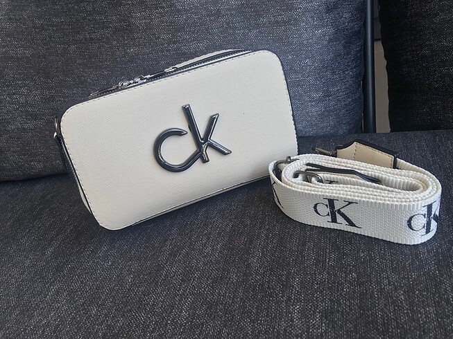Calvin klein kadın bej çanta