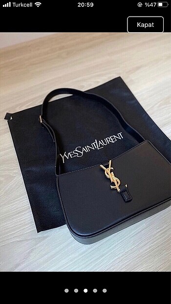 Yves Saint Laurent Yves saint laurent kadın siyah çanta