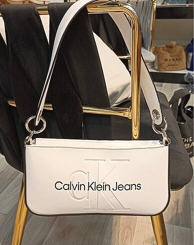 Calvin klein kadın beyaz çanta