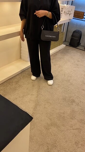 Beden siyah Renk Calvin klein kadın siyah çanta