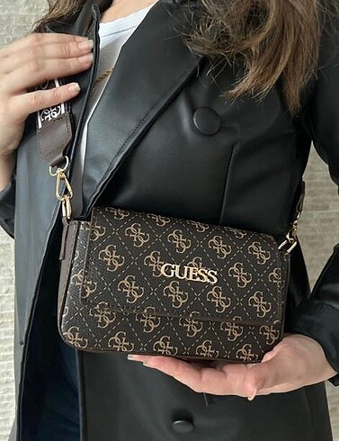  Beden kahverengi Renk Guess kadın çanta