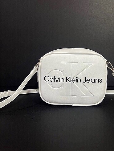 Calvin klein kadın beyaz çanta