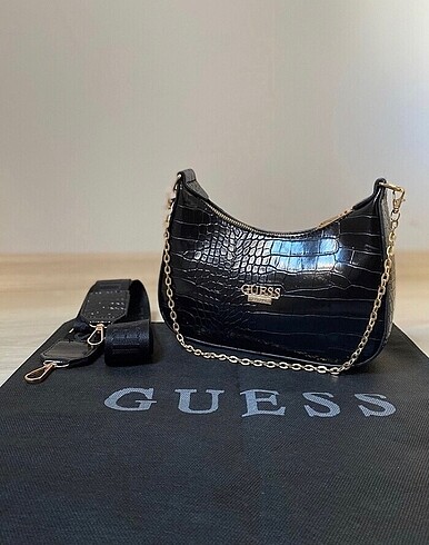  Beden Guess kadın siyah çanta