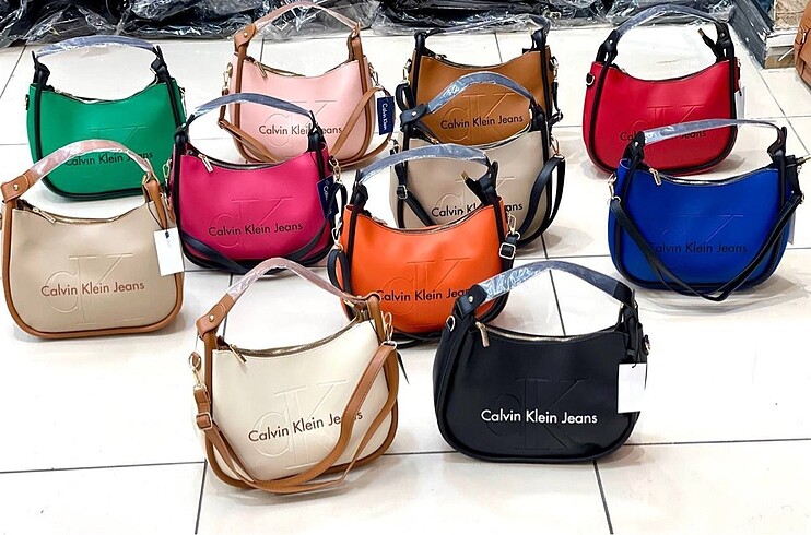 Calvin Klein Calvin klein krem kadın çanta