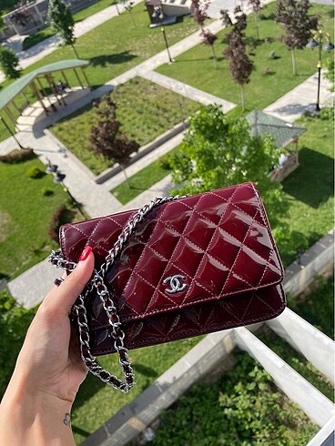 Chanel bordo rugan çanta