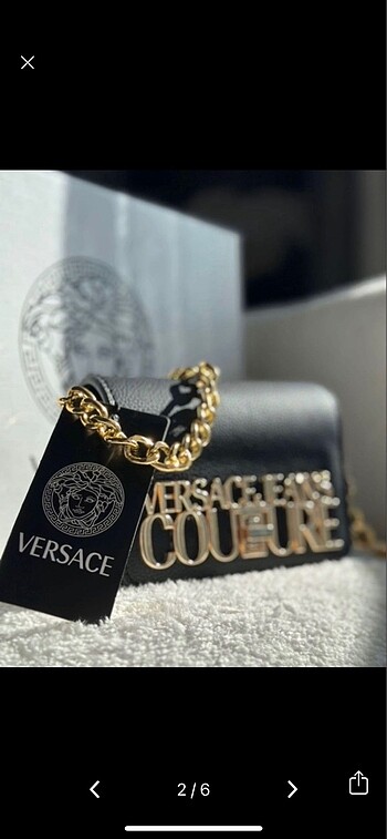 Versace Versace siyah çanta
