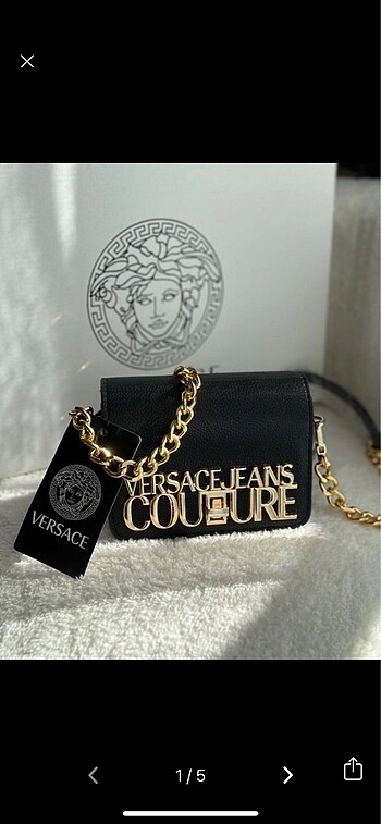 Versace siyah çanta