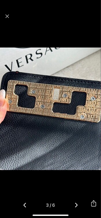 Beden Versace siyah çanta