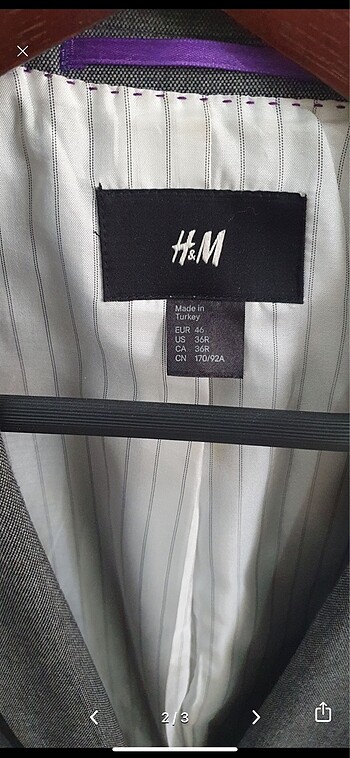 H&M HM ceket blazer
