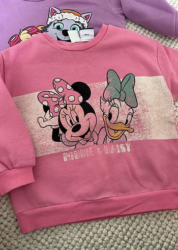 18-24 Ay Beden mor Renk Kız bebek disney sweatshirt Lcw