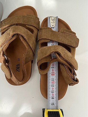 22 Beden camel Renk Zara bebek sandalet 22 no