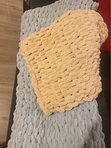 2 renkli puffy atkı