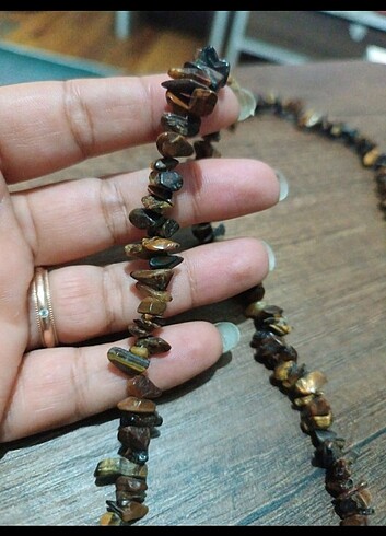 Gerçek taş kolye - Görsel 3