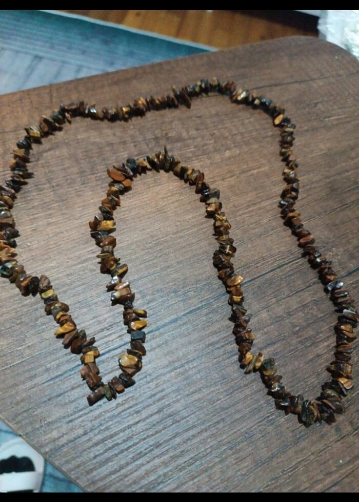 Gerçek taş kolye - Görsel 2