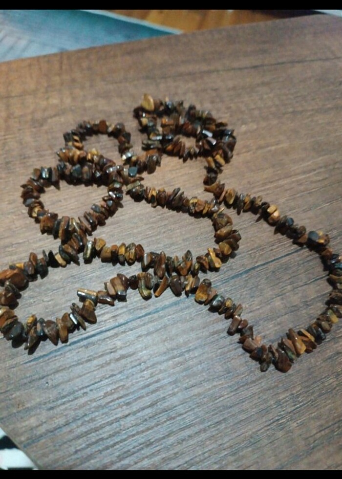 Gerçek taş kolye - Görsel 4