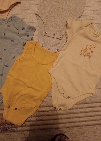 Pamuklu Kısa Kollu Bebek Bodyleri - Görsel 7
