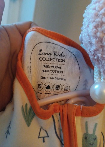 Uzun Kollu Desenli kız&Erkek Bebek Tulum - Görsel 5