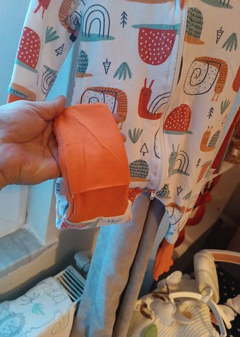 Uzun Kollu Desenli kız&Erkek Bebek Tulum - Görsel 3