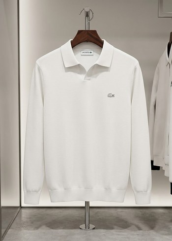 Lacoste Beyaz Polo Sweatshirt