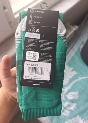 Beden Yeşil Adidas Climacool Erkek Çorap