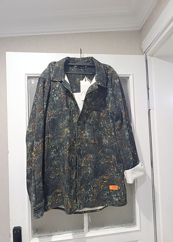 Zara Man Camuflaj Desenli Rahat Kot Ceket