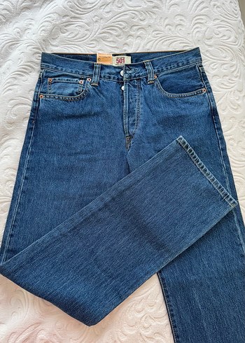 Levis Levi S 501 Mavi Denim Jean