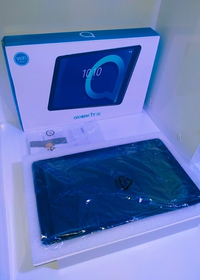 Alcatel 1T 10 tablet kutusunda temiz - Görsel 3