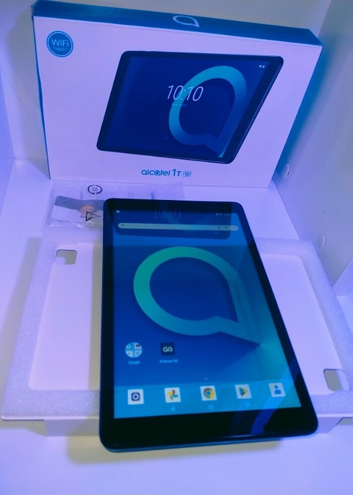 Alcatel 1T 10 tablet kutusunda temiz - Görsel 4