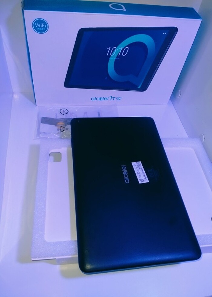 Alcatel 1T 10 tablet kutusunda temiz - Görsel 5