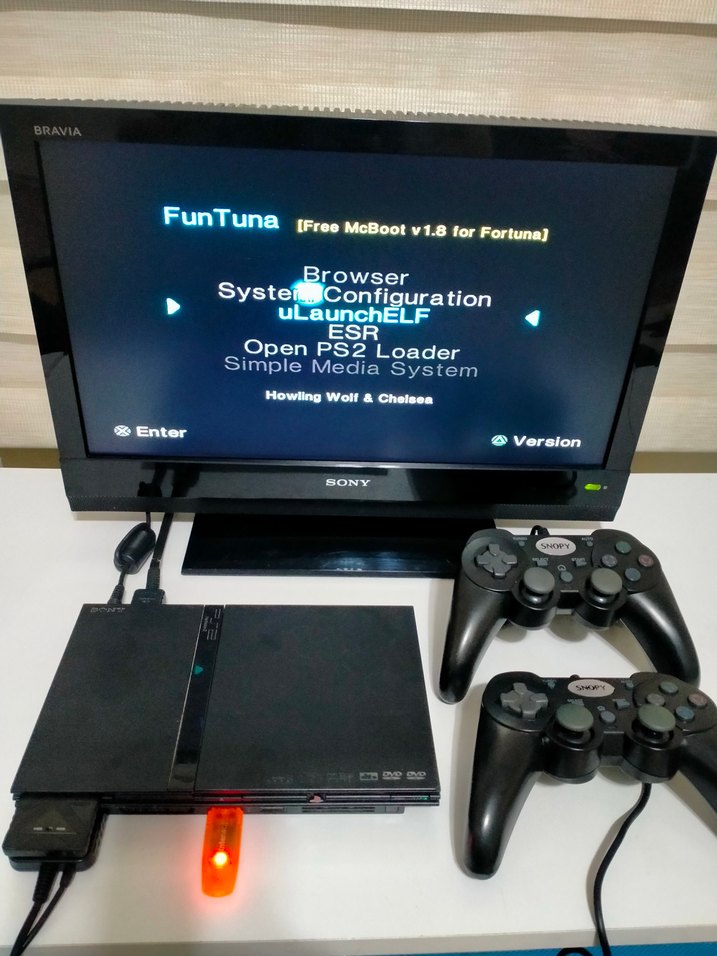 Sony PlayStation 2 Konsol freemcboot 10 oyun 2 kollu - Görsel 3